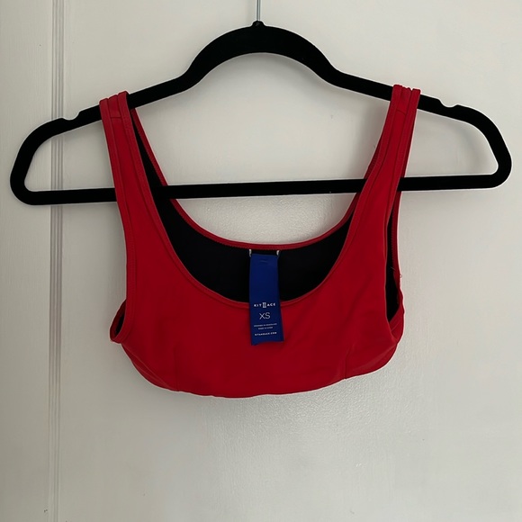 Kit & Ace scoop neck swim top - Picture 1 of 4